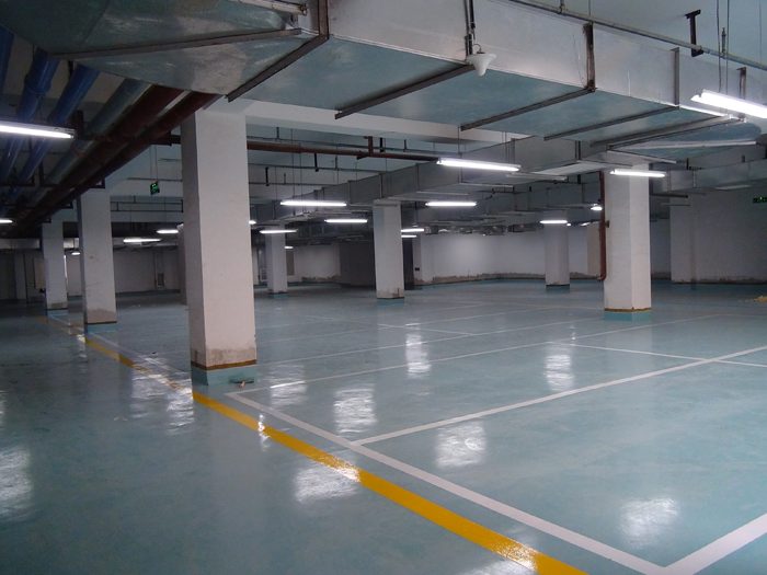 地下停车场旧环氧地坪翻新方案(图1) 地下停车场旧环氧地坪翻新方案(图1)