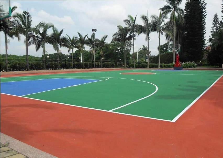硅PU与丙烯酸篮球场地坪对比分析各自优缺点(图1) 硅PU与丙烯酸篮球场地坪对比分析各自优缺点(图1)