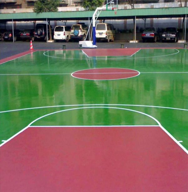 室外球场地坪漆涂装方法选择要点与施工注意事项(图1)