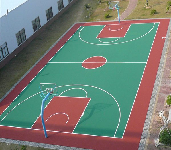 学校运动场地地坪选择指南：塑胶跑道硅PU球场丙烯酸地坪全面解析(图1)