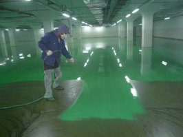环氧地坪漆高压喷涂施工要点及注意事项