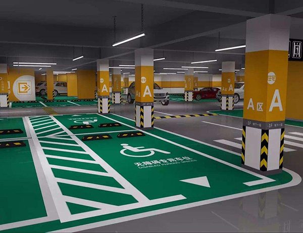 停车场地坪设计新趋势：彩色环氧地坪提升商业价值(图1)
