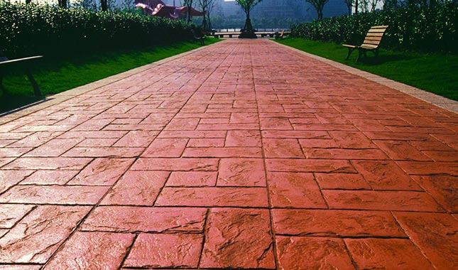 艺术压模地坪具有良好的路用性能！