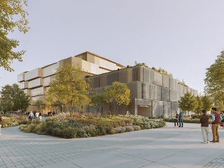 隈研吾新作：波兰“语之螺旋”图书馆，建筑与公园的共生(图4)