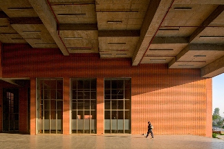 印度大学创新阶梯式建筑设计 屋顶平台达463个阶梯(图22)