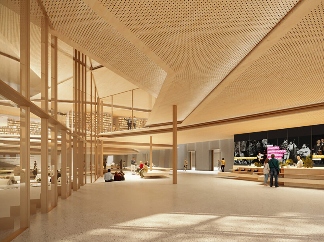 隈研吾团队中标波兰新图书馆设计打造语之螺旋建筑(图8)