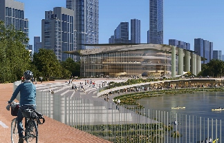 扎哈事务所打造杭州钱塘湾文化区滨水建筑群(图3)