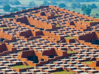 463个阶梯平台,铺满印度Prestige大学新建筑屋面(图3) 463个阶梯平台,铺满印度Prestige大学新建筑屋面(图3)