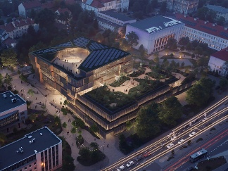 波兰Rzeszów图书馆语之螺旋融合建筑与景观(图13)