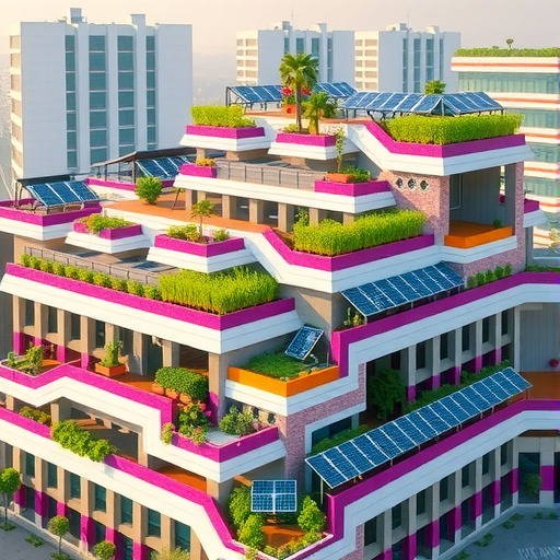 463个阶梯平台，铺满印度Prestige大学新建筑屋面(图19)