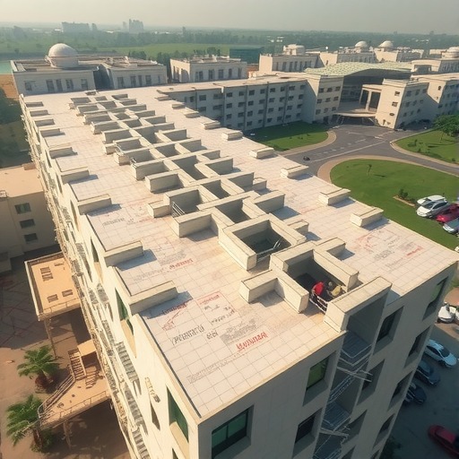 印度大学创新阶梯平台屋面设计(图19)