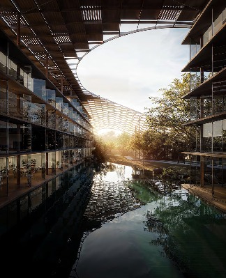 巴西利亚WTC Biotic综合体：光伏屋顶与模块化理念革新(图2)