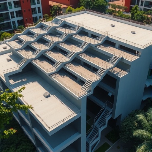 463个阶梯平台，铺满印度Prestige大学新建筑屋面(图19)