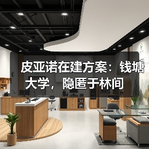 皮亚诺在建方案：钱塘大学，隐匿于林间（图1）