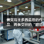 普奖得主多西最后的作品，两条交织的“眼镜蛇”（图1）