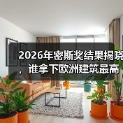 2026年密斯奖结果揭晓，谁拿下欧洲建筑最高荣誉之一？（图1）