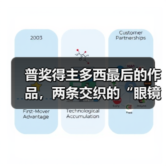 普奖得主多西最后的作品，两条交织的“眼镜蛇”（图3）