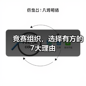 竞赛组织，选择有方的7大理由（图4）