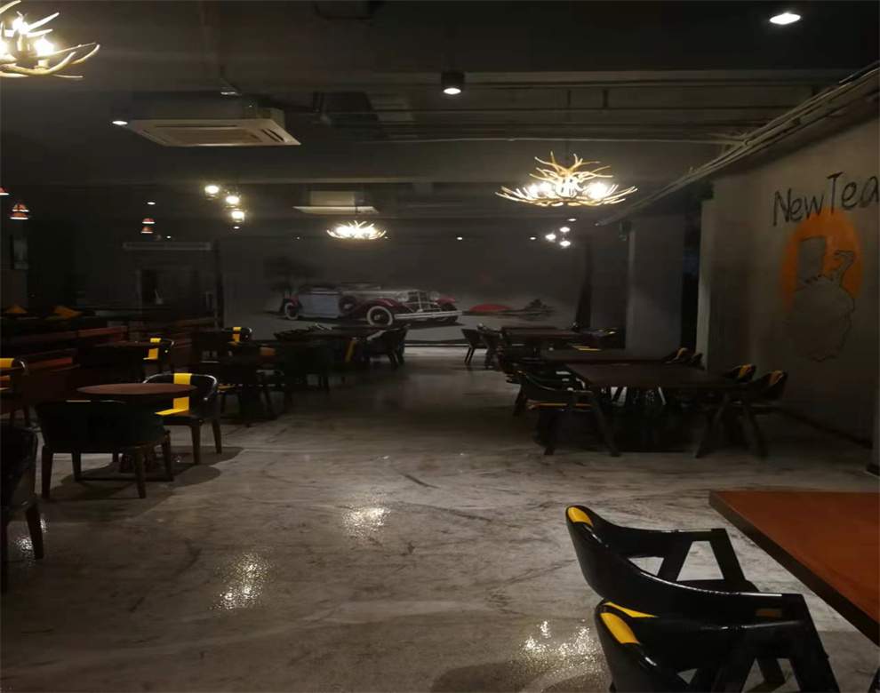 咖啡厅复古地坪客户案例 咖啡厅复古地坪客户案例